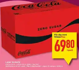 Willys LÄSK 15-PACK erbjuda