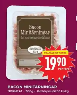 Willys Bacon minitärningar erbjuda