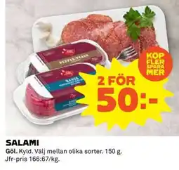 Coop Salami erbjuda