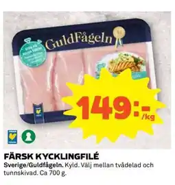 Coop Färsk Kycklingfilé erbjuda