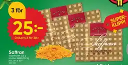 DollarStore KRYDDHUSET Saffran erbjuda