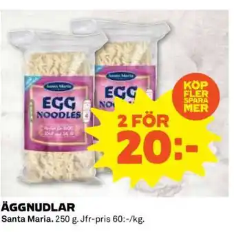 Coop Äggnudlar erbjuda