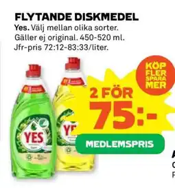 Coop Flytande diskmedel erbjuda
