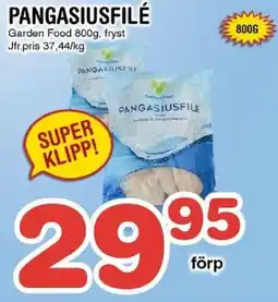 Nya Pulsen GARDEN FOOD Pangasiusfilé erbjuda