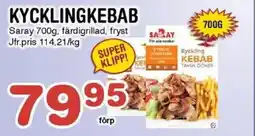 Nya Pulsen SARAY Kycklingkebab erbjuda