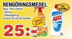 Nya Pulsen AJAX Rengöringsmedel erbjuda