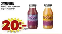 Nya Pulsen FROOSH Smoothie erbjuda