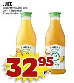 Nya Pulsen INNOCENT Juice erbjuda
