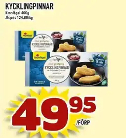 Nya Pulsen KRONFÅGEL Kycklingpinnar erbjuda