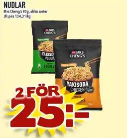 Nya Pulsen MRS CHENG'S Nudlar erbjuda