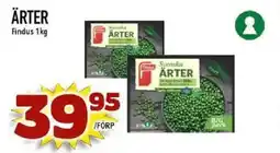 Nya Pulsen FINDUS Ärter erbjuda
