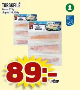 Nya Pulsen FINDUS Torskfilé erbjuda