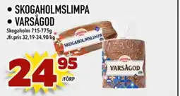 Din Mat Skogaholm Skogaholmslimpa • Varsågod erbjuda