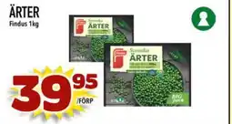 Din Mat Findus Ärter erbjuda
