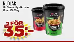 Din Mat MRS CHENG'S Nudlar erbjuda