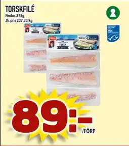 Din Mat Findus Torskfilé erbjuda