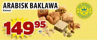 Matvärlden Tensta Arabisk baklawa erbjuda