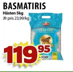 Matvärlden Tensta HÄSTEN Basmatiris erbjuda