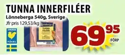 Matvärlden Tensta LÖNNEBERGA Tunna innerfiléer erbjuda