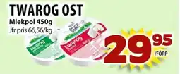 Matvärlden Tensta MLEKPOL Twarog ost erbjuda