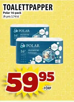 Matvärlden Tensta POLAR Toalettpapper erbjuda