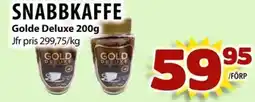 Matvärlden Tensta GOLD DELUXE Snabbkaffe erbjuda