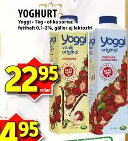 Matvärlden Tensta YOGHURT, SEK 22.95 erbjuda