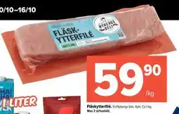 Coop Extra Fläskytterfilé., SEK 59.9 erbjuda