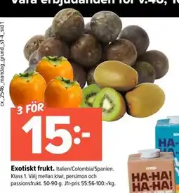 Coop Extra Exotiskt frukt., SEK 15 erbjuda