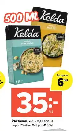 Coop Extra Pastasås, SEK 35 erbjuda