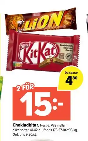 Coop Extra Chokladbitar., SEK 15 erbjuda