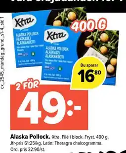 Coop Extra Alaska Pollock., SEK 49 erbjuda