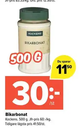 Coop Extra Bikarbonat, SEK 30 erbjuda