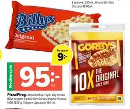 Coop Extra Pizza/Pirog., Medlemspris erbjuda