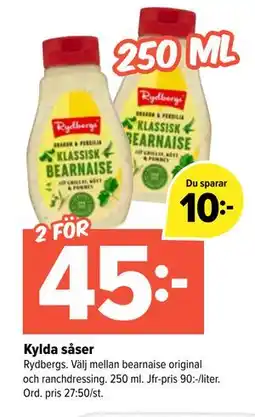 Coop Extra Kylda såser, SEK 45 erbjuda