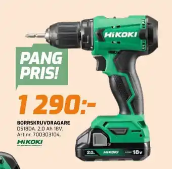 Bolist Borrskruvdragare hikoki erbjuda