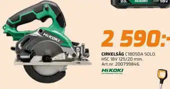 Bolist Hikoki cirkelsåg erbjuda