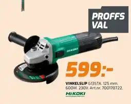 Bolist Vinkelslip hikoki erbjuda