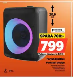 Power Partyhögtalare Portabel design erbjuda