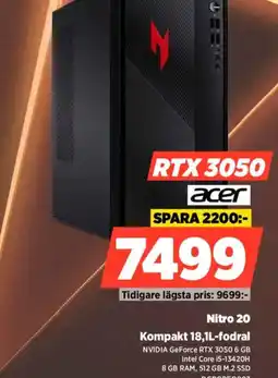 Power Nitro 20 kompakt 18,1l-fodral erbjuda