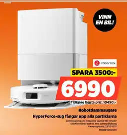 Power Roborock robotdammsugare hyperforce-sug fångar upp alla partiklarna erbjuda