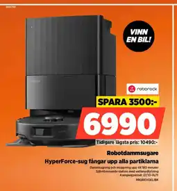 Power Roborock robotdammsugare hyperforce-sug fångar upp alla partiklarna erbjuda