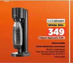 Power Sodastream kolsyremaskin färskt bubbelvatten utan krångel erbjuda