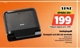 Power SENZ Smörgåsgrill Kompakt och lätt att använda erbjuda