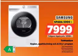 Power SAMSUNG Hygien, uppfräschning och Al Dry+ program erbjuda