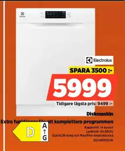 Power Extra fuplioner att komplettera programmen Electrolux Diskmaskin erbjuda