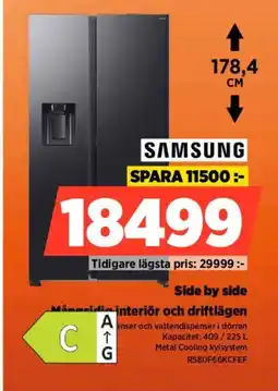 Power Mincidia interiör och driftlägen SAMSUNG Side by side erbjuda