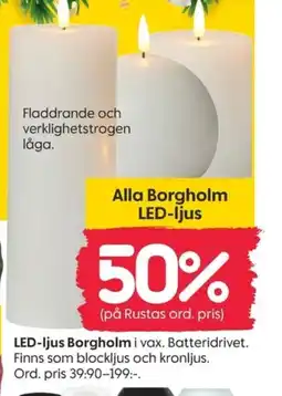 Rusta LED-ljus Borgholm erbjuda