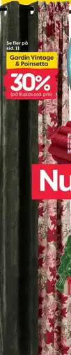 Rusta Gardin Vintage & Poinsetta erbjuda