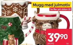 Rusta Mugg med julmotiv erbjuda